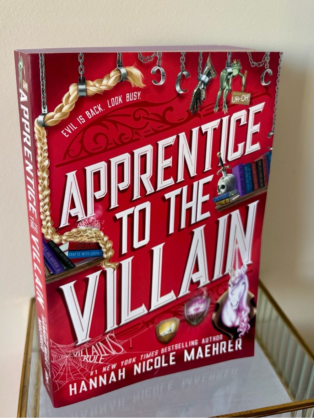 Apprentice to the Villain by Taylor Maehrer Sprayed Edge Paperback Fantasy Book